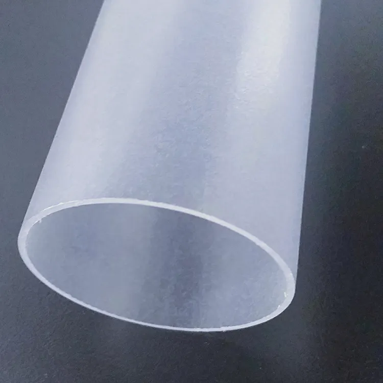 Frosted polycarbonate tube