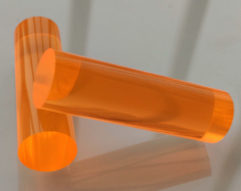 Orange Acrylic Rod