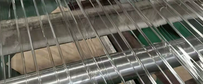 Clear Corrugated polycarbonate sheet